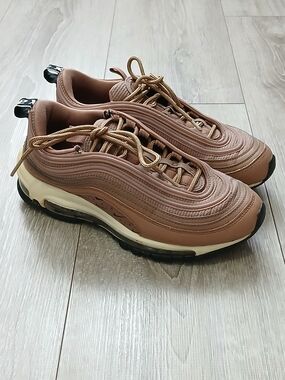 Nike Air Max 97 LX Women's Brown Tan Low-Top Luxury Sneakers